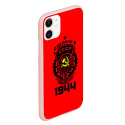 Чехол iPhone 11 матовый Сделано в СССР 1944, цвет: 3D-светло-розовый — фото 2