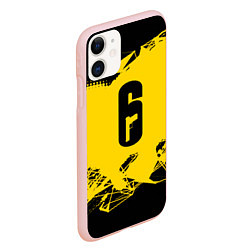 Чехол iPhone 11 матовый Rainbow Six Siege Collection, цвет: 3D-светло-розовый — фото 2