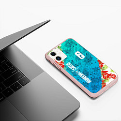 Чехол iPhone 11 матовый Rainbow Six: Sunsplash Pack, цвет: 3D-светло-розовый — фото 2