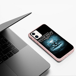 Чехол iPhone 11 матовый Hollow Knight: Night, цвет: 3D-светло-розовый — фото 2