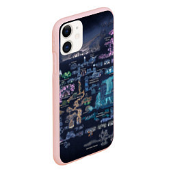 Чехол iPhone 11 матовый HOLLOW KNIGHT WORLD, цвет: 3D-светло-розовый — фото 2