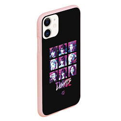 Чехол iPhone 11 матовый TWICE, цвет: 3D-светло-розовый — фото 2