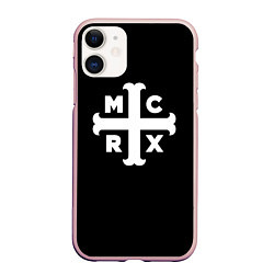 Чехол iPhone 11 матовый My chemical romance, цвет: 3D-светло-розовый