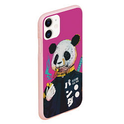 Чехол iPhone 11 матовый Off-White for Panda, цвет: 3D-светло-розовый — фото 2