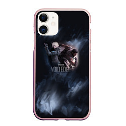 Чехол iPhone 11 матовый Void Edge, цвет: 3D-светло-розовый