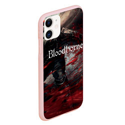 Чехол iPhone 11 матовый Bloodborne, цвет: 3D-светло-розовый — фото 2