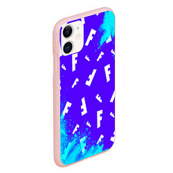 Чехол iPhone 11 матовый FORTNITE ФОРТНАЙТ, цвет: 3D-светло-розовый — фото 2