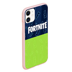 Чехол iPhone 11 матовый FORTNITE ФОРТНАЙТ, цвет: 3D-светло-розовый — фото 2