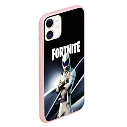 Чехол iPhone 11 матовый FORTNITE, цвет: 3D-светло-розовый — фото 2