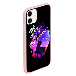 Чехол iPhone 11 матовый JoJo’s Bizarre Adventure, цвет: 3D-светло-розовый — фото 2