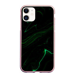 Чехол iPhone 11 матовый PuRRi$, цвет: 3D-светло-розовый