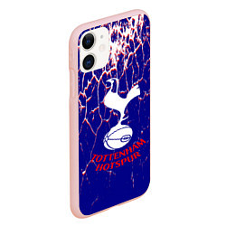 Чехол iPhone 11 матовый Tottenham, цвет: 3D-светло-розовый — фото 2