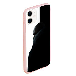 Чехол iPhone 11 матовый Winter Hitman, цвет: 3D-светло-розовый — фото 2