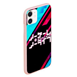 Чехол iPhone 11 матовый NO GAME NO LIFE LOGO, цвет: 3D-светло-розовый — фото 2