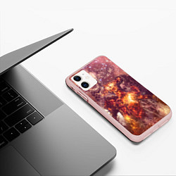 Чехол iPhone 11 матовый ДЬЯВОЛ GALAXY DIABLO Z, цвет: 3D-светло-розовый — фото 2