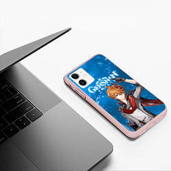 Чехол iPhone 11 матовый ТАРТАЛЬЯ ЧАЙЛЬД ГИДРО, цвет: 3D-светло-розовый — фото 2