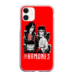 Чехол iPhone 11 матовый Deadmones, цвет: 3D-светло-розовый