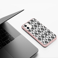 Чехол iPhone 11 матовый White Pattern Dope Camo Dope Street Market, цвет: 3D-светло-розовый — фото 2