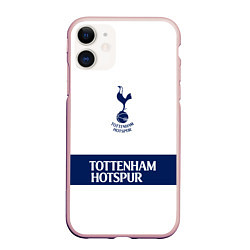 Чехол iPhone 11 матовый Tottenham Тоттенхэм, цвет: 3D-светло-розовый