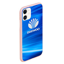 Чехол iPhone 11 матовый DAEWOO ДЭУ abstraction, цвет: 3D-светло-розовый — фото 2