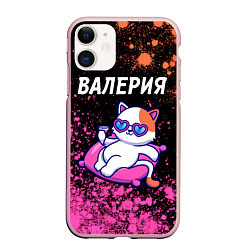 Чехол iPhone 11 матовый Валерия КОШЕЧКА Арт, цвет: 3D-светло-розовый