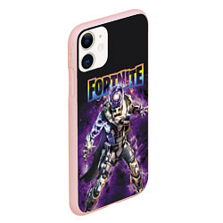 Чехол iPhone 11 матовый Fortnite Циклон Skin, цвет: 3D-светло-розовый — фото 2