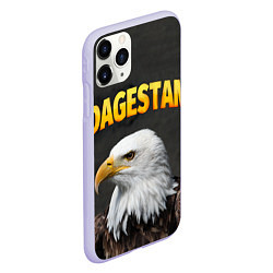 Чехол iPhone 11 Pro матовый Dagestan Eagle, цвет: 3D-светло-сиреневый — фото 2