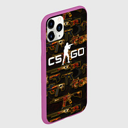 Чехол iPhone 11 Pro матовый Counter-Strike Global Offensive, цвет: 3D-фиолетовый — фото 2