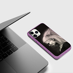 Чехол iPhone 11 Pro матовый Die Antwoord GIrl, цвет: 3D-фиолетовый — фото 2