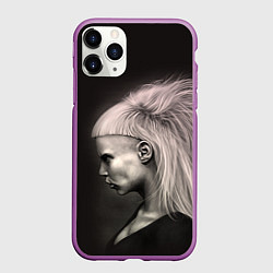 Чехол iPhone 11 Pro матовый Die Antwoord GIrl, цвет: 3D-фиолетовый