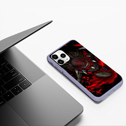 Чехол iPhone 11 Pro матовый Bloodseeker Rage, цвет: 3D-светло-сиреневый — фото 2