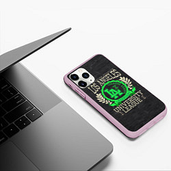 Чехол iPhone 11 Pro матовый Team t-shirt 19, цвет: 3D-розовый — фото 2