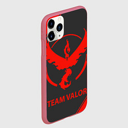 Чехол iPhone 11 Pro матовый Pokemon Red Team, цвет: 3D-малиновый — фото 2