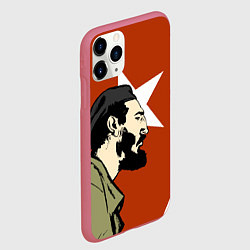 Чехол iPhone 11 Pro матовый Куба, цвет: 3D-малиновый — фото 2