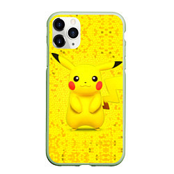 Чехол iPhone 11 Pro матовый Pikachu