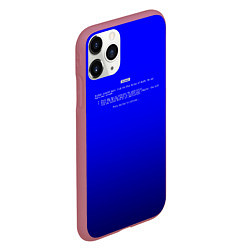 Чехол iPhone 11 Pro матовый BSOD, цвет: 3D-малиновый — фото 2