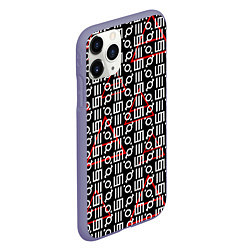Чехол iPhone 11 Pro матовый 30 STM: Symbol Pattern, цвет: 3D-серый — фото 2