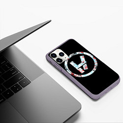 Чехол iPhone 11 Pro матовый 21 Pilots: Symbol, цвет: 3D-серый — фото 2