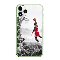 Чехол iPhone 11 Pro матовый Michael Jordan NBA