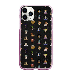 Чехол iPhone 11 Pro матовый One Piece. Pixel art pattern