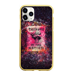 Чехол iPhone 11 Pro матовый Tresure of the nation(pink)