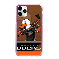 Чехол iPhone 11 Pro матовый Anaheim Ducks