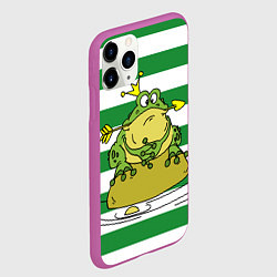 Чехол iPhone 11 Pro матовый Царевна лягушка, цвет: 3D-фиолетовый — фото 2