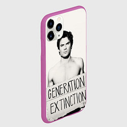 Чехол iPhone 11 Pro матовый Generation Extinction, цвет: 3D-фиолетовый — фото 2