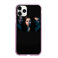 Чехол iPhone 11 Pro матовый Vampire Trio, цвет: 3D-розовый