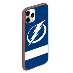 Чехол iPhone 11 Pro матовый Tampa Bay Lightning, цвет: 3D-коричневый — фото 2