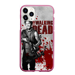 Чехол iPhone 11 Pro матовый Walking Dead: Deryl Dixon, цвет: 3D-малиновый