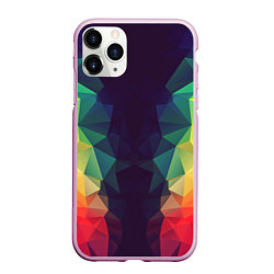 Чехол iPhone 11 Pro матовый Grazy Poly VPPDGryphon, цвет: 3D-розовый