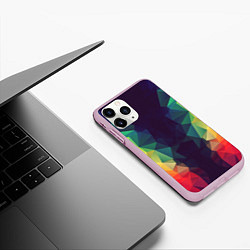 Чехол iPhone 11 Pro матовый Grazy Poly VPPDGryphon, цвет: 3D-розовый — фото 2