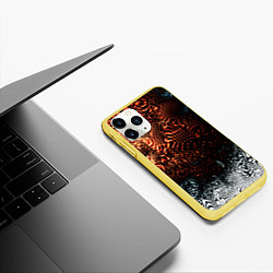 Чехол iPhone 11 Pro матовый Technology, цвет: 3D-желтый — фото 2